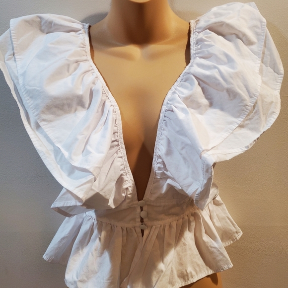 sinsay Tops - White flirty blouse